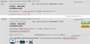 Возврат жд билетов, купленных через интернет